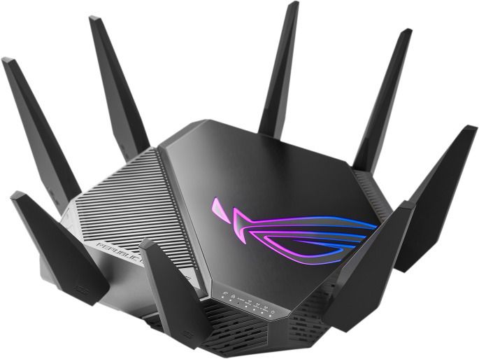 ASUS ROG Rapture GT-AXE11000 - wireless router - Wi-Fi 6E - Wi-Fi 6 - desktop